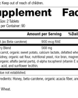 Cataplex® A, 180 Tablets, Rev 03 Supplement Facts