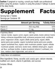 Cataplex A-C, Rev 04 Supplement Facts