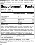 A-F Betafood®, 180 Tablets, Rev 04 Supplement Facts