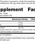 B6-Niacinamide, 330 Tablets, Rev 08 Supplement Facts