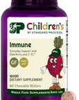 An image of a bottle of SP Children's Immune, a supplement for kids supporting the immune system.
