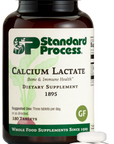 An image of a bottle of Calcium Lactate, 180 tablets.