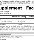 Chlorophyll Complex™, 60 Softgels, Rev 33, Supplement Facts