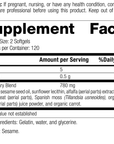 Chlorophyll Complex™, 240 Softgels, Rev 14, Supplement Facts