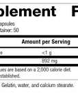 Collinsonia Root, 150 Capsules, Rev 18 Supplement Facts