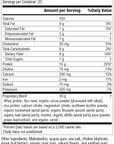 SP Complete® Chocolate, 26 Ounces, Rev 05 Supplement Facts