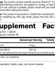 Cruciferous Complete™, 90 Capsules, Rev 07 Supplement Facts