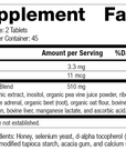 Cataplex® E, 90 Tablets, Rev 23 Supplement Facts