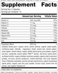 4030 Catalyn with Iron R17 Supplement Facts