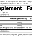 Fen-Cho®, 90 Capsules, Rev 05 Supplement Facts