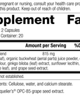 Ginkgo Synergy®, Rev 11 Supplement Facts