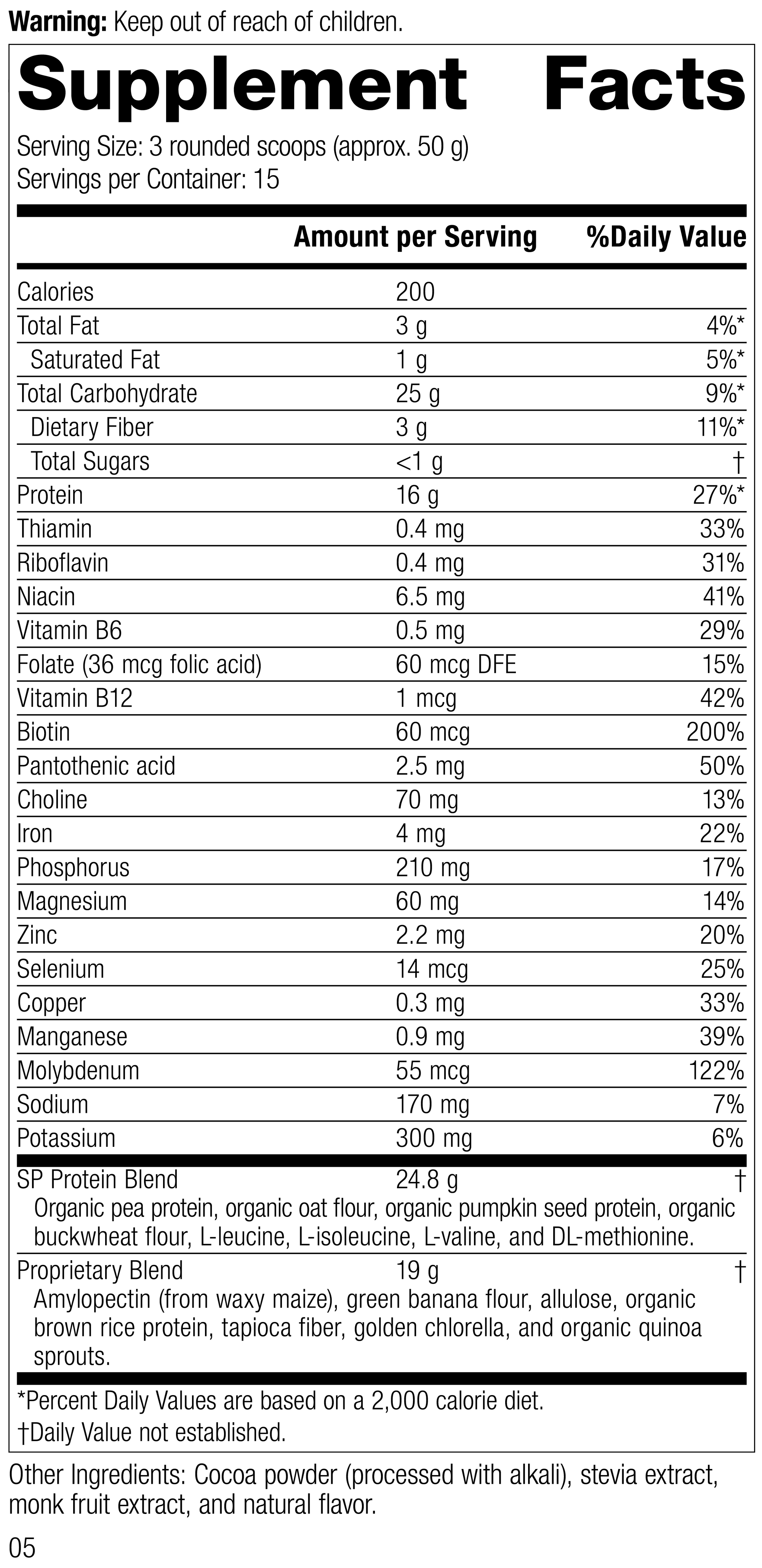 Glucose Assist Chocolate label image revision 2.