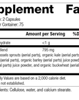 SP Green Food®, 150 Capsules, Rev 10 Supplement Facts