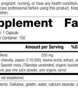 Okra Pepsin E3, 150 Capsules, Rev 03 Supplement Facts
