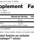 Pituitrophin PMG®, 90 Tablets, Rev 17 Supplement Facts