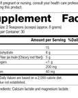 Prebiotic Inulin, Rev 06 Supplement Facts