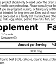 Prolamine Iodine Plus, 90 Tablets, Rev 02 Supplement Facts