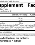 Symplex® M, 90 Tablets, Rev 10 Supplement Facts