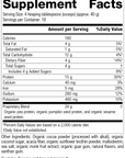 Veg-E Complete Pro™ Chocolate, 26 Ounces, Rev 07 Supplement Facts