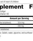 Wheat Germ Oil Fortified™, Rev 16 Supplement Facts