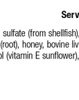 supplement fact label