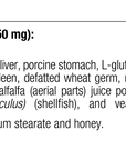 supplement fact label