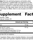 Ginkgo Forte, 60 Tablets, Rev 09 Supplement Facts