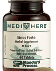 A bottle of Sinus Forte, 60 tablets.