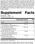 Vitanox®, 120 Tablets, Rev 06 Supplement Facts