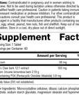M1680 Cats Claw Forte, Rev 02 Supplement Facts