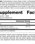 Garlic Forte, 60 Tablets, Rev 03 Supplement Facts