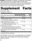 Bacopa Complex, Rev 03 Supplement Facts
