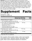 Nevaton Forte, 60 Tablets, Rev 01 Supplement Facts