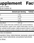 Cataplex® B, 180 Tablets, Rev 05 Supplement Facts