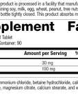 Cal-Amo®, 90 Tablets, Rev 08 Supplement Facts