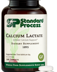 An image of a bottle of Calcium Lactate, 180 tablets.