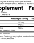 Calsol®, 90 Tablets, Rev 11 Supplement Facts