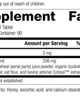 Cyruta®, 90 Tablets, Rev 19 Supplement Facts
