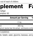 Flax Oil Plus, formerly known as Cataplex® F, Rev 18 Supplement Facts