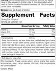 Ferrofood®, 150 Capsules, Rev 23 Supplement Facts