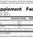 Niacinamide B6, 90 Capsules, Rev 03 Supplement Facts