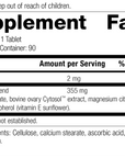 Ovex®, 90 Tablets, Rev 18 Supplement Facts