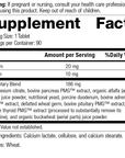 Paraplex®, 90 Tablets, Rev 11 Supplement Facts