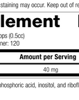 Phosfood® Liquid, Rev 15 Supplement Facts