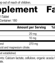 Ribonucleic Acid (RNA), 180 Tablets, Rev 04 Supplement Facts