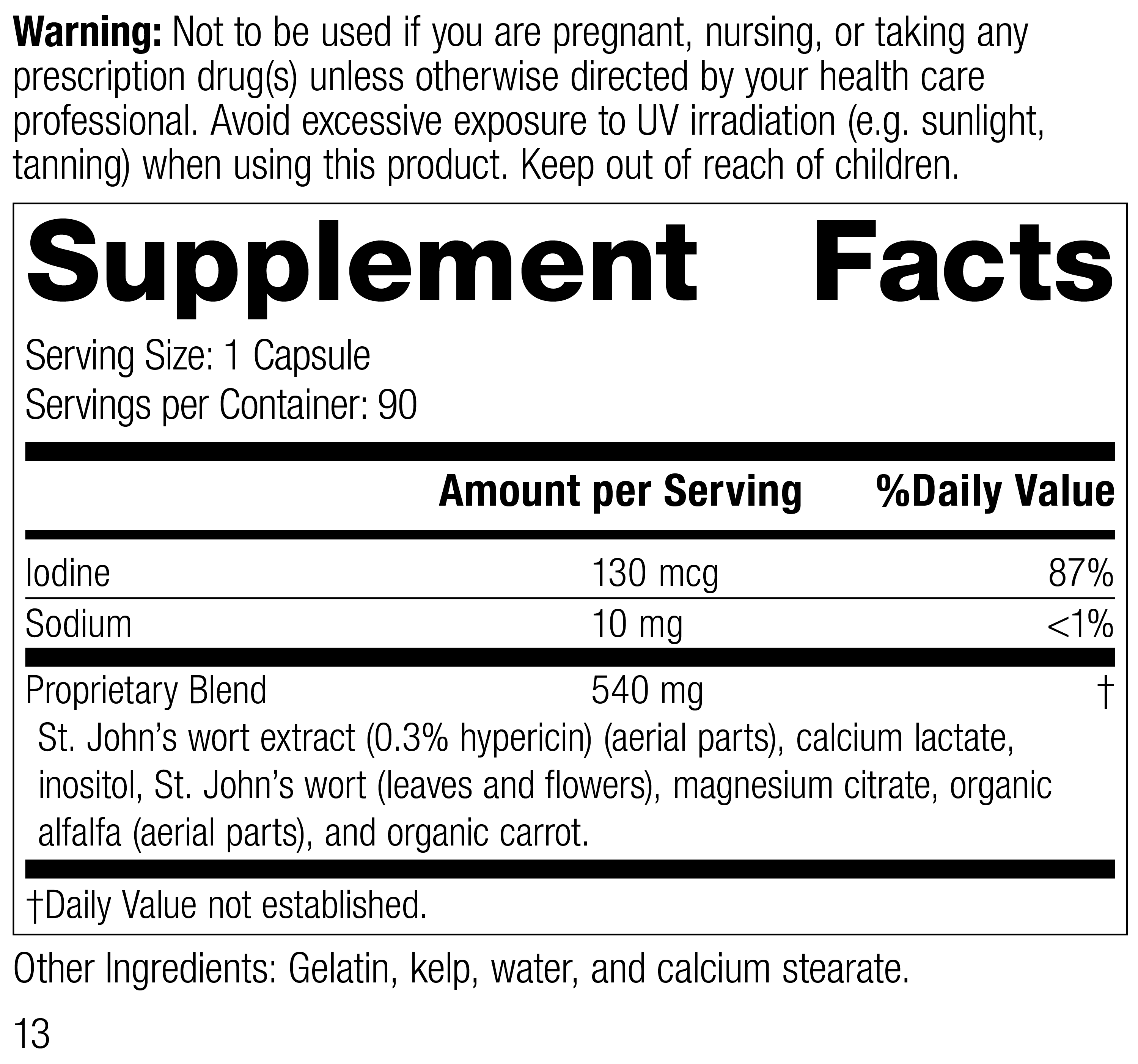 St. John's Wort-IMT™, 90 Capsules – Alpha Care Health