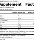 Whey Pro Complete, 1.3 lbs. (600 g), Rev 11 Supplement Facts