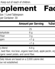 8335 Whole Food Fiber R09 Supplement Facts