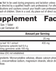 Gymnema, 40 Tablets, Rev 09 Supplement Facts