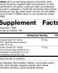 Turmeric Forte, 180 Tablets, Rev 01 Supplement Facts